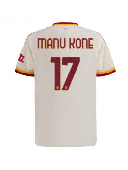 AS Roma Manu Kone #17 Replika Borta Kläder 2026-27 Kortärmad